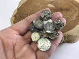 Set of 10 Mechanical Case Body Only Set with Components Steampunk Vintage  Jewel