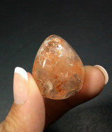 Small Sunstone Cabochon 25mm 171003 Orange Pear Gemstone Jewelry 