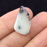 Dendritic Opal Cabochon 170804 Stone Black White Specimen Jewelry