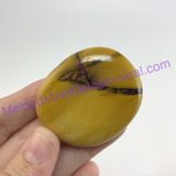 MeldedMind276 Mookaite Mookite Jasper Palm Stone 1.69in 43mm Worry Smooth Pocket