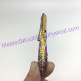 MeldedMind316 Titanium Coated Kyanite Blade Pendant 72mm Pre Drilled