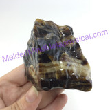 MeldedMind Chocolate Calcite Specimen 3.08in Pakistan Natural Brown Crystal 101