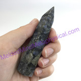 MeldedMind815 Que Sera Sera Obelisk 87mm Llanite Metaphysical Crystal Decor