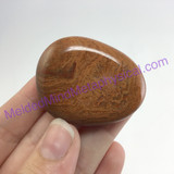 MeldedMind087 Red Jasper Palm Smooth Worry Stone 40mm Holistic Metaphysical