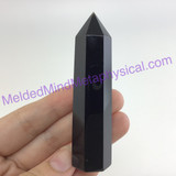 MeldedMind262 Black Obsidian Obelisk 74mm Metaphysical Crystal Decor