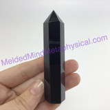 MeldedMind264 Black Obsidian Obelisk 82mm Metaphysical Crystal Decor