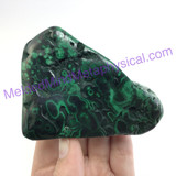 MeldedMind Polished Malachite Specimen Congo 87mm Natural Green Crystal 103