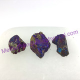 MeldedMind Set of 3 XS Rainbow Chalcopyrite Specimen ~31mm Mineral Power 184