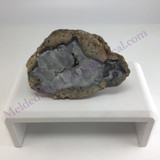 MeldedMind Quartz Geode 4.27in Natural Stone Crystal 549