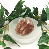 MeldedMind Raw Red Calcite Specimen 2in Natural Red Crystal 111