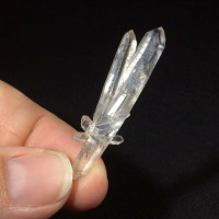 Carbon Included Quartz Crystal Specimen 171217 Tibet Healing Stone Metaphysical