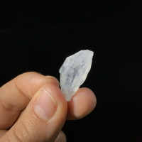 MeldedMind SatyaMani Quartz Specimen 1.18in Natural White Crystal 1903-242