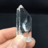 Ultra Clear Quartz Fairy Dust Keyhole Single Terminated Lemerian-151228