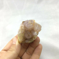 MeldedMind Spirit Quartz 2.60in Natural Purple Crystal Cactus Porcupine 1903-065