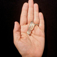 Clear Quartz Crystal Sceptre Specimen 180207--46mm Master Stone of Protection