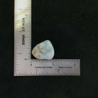 Tumbled Larimar Specimen 24mm 9g 1903-287 Pectolite Stone Crystal Metaphysical