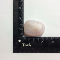 MeldedMind Rose Quartz Window Stone 2.10in Natural Pink Crystal Brazil 1709130