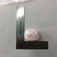 MeldedMind Rose Quartz Window Stone 1.50in Natural Pink Crystal Brazil 170573