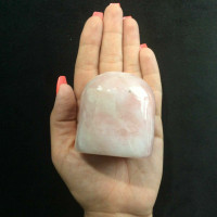 Rose Quartz Polished Freeform 65mm Pink Crystal 180506