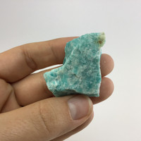 MeldedMind Amazonite Rough Specimen 1.36in Natural Blue Crystal Stone 282