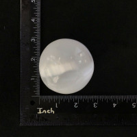 Satin Spar Selenite Sphere 2.44in 1901-174 White Clear Stone Cleansing