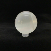 Satin Spar Selenite Crystal Sphere 2.12in 1901-170 White Clear Stone Cleansing