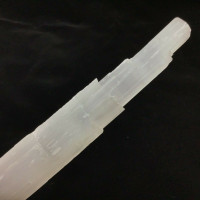 Selenite Log Wand Satin Spar 9in 179g 1903-208 with Drilled Hole Natural Crystal