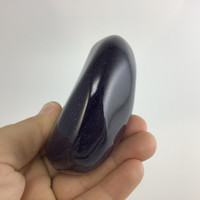 Blue Goldstone Massage Therapy Stone 81 mm 10oz MMM2007-202