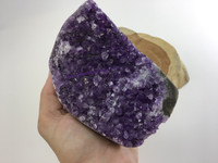 MeldedMind Natural Polished Amethyst Cluster 1 lb 13 oz MMM2007-183 Geode Crysta