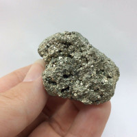 MeldedMind Natural Pyrite Rough Specimen 2.50in Natural Gray Crystal 171024