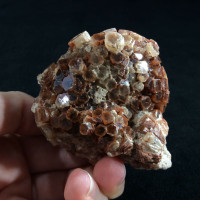 MeldedMind Brown Aragonite Specimen 2.61in Natural Crystal Cluster 151222