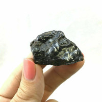 Botryoidal Hematite Specimen 46g 1902-088 Taouz Morocco Mineral Black