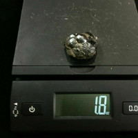 Botryoidal Hematite Specimen 54g 1902-091 Taouz Morocco Mineral Black