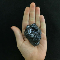 Botryoidal Hematite Specimen 172g 1902-107 Taouz Morocco Mineral Black