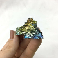 MeldedMind Bismuth Specimen 2.29in Rainbow Metal Crystal Germany 1902-299