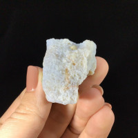 MeldedMind Blue Chalcedony with Druzy Specimen 1.57in Blue Crystal 1902-261