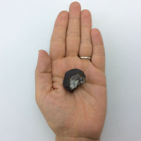 MeldedMind Chalcedony Nodule Morocco 1.34in Natural Dark Grey Crystal 170728