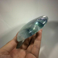 Puffed Fluorite Heart 180109 The Genius Stone Crystal Healing Metaphysical 
