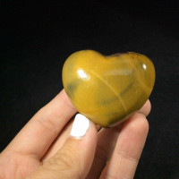 Mookaite Mookite Jasper Puffed Heart 170910 Emotional Calm Metaphysical