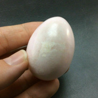 Pink Mangano Calcite Egg 180102 48.2mm Stone of Forgiveness Metaphysical