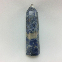 Sodalite Obelisk 76.6mm Stone of the Higher Mind Healing Metaphysical