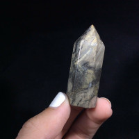 Silver Lace Jasper Obelisk 170914 47.2mm Supreme Nurturer Metaphysical Healing