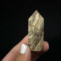 Silver Lace Jasper Obelisk 170915 46.3mm Supreme Nurturer Metaphysical Healing