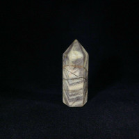 Silver Lace Jasper Obelisk 170915 46.3mm Supreme Nurturer Metaphysical Healing