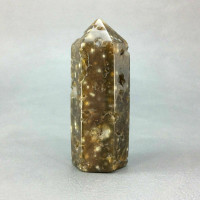 Ocean Jasper Obelisk 161105 45mm Stone of Emotional Calm Metaphysical Healing