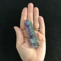 Fluorite Obelisk 87mm 3.4in 181165 Purple Green Crystal Display Specimen 