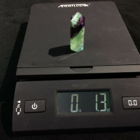 Fluorite Obelisk 170133 50mm 1.9in Flurospar Purple Green Crystal Specimen
