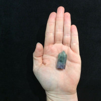 Fluorite Obelisk 160101 35mm 1.3in Flurospar Purple Green Crystal Specimen