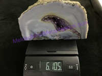 MeldedMind Natural Dark Amethyst Cluster 129 mm 6 lb 10 oz Geode Crystal 193