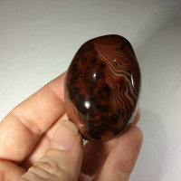 Banded Agate 170447 XL Palm Jumbo Protection Strength Metaphysical